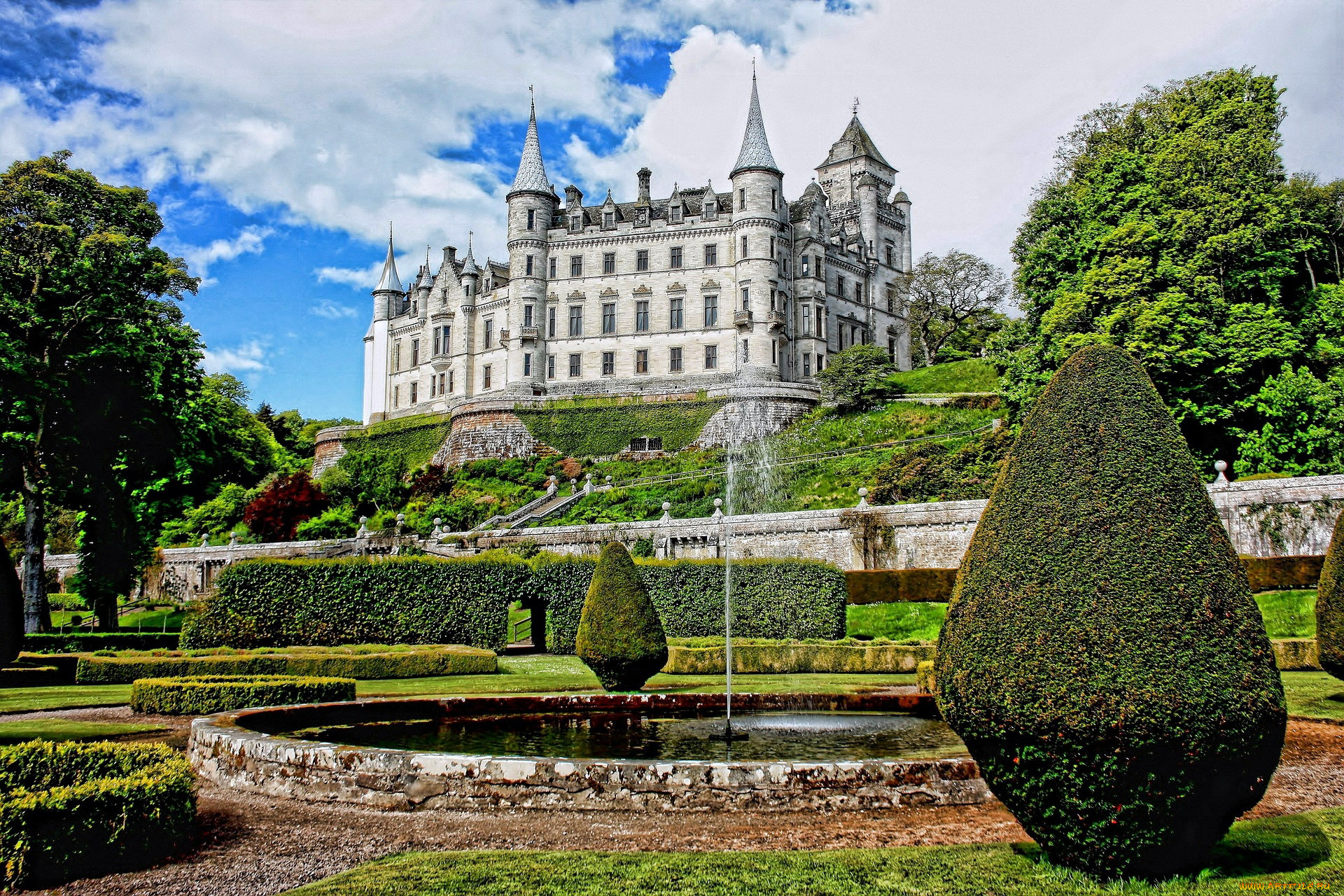 dunrobin castle, scotland, ,  , dunrobin, castle